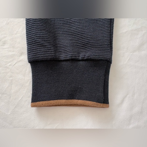 NWT-Denim & Flower Neutral Ribbed Crewneck Sweater - Picture 4 of 14